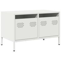 vidaXL Televizoriaus spintelė, baltos, 68x39x43,5cm, plienas
