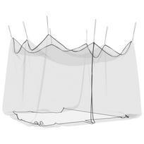 vidaXL Lauko tinklelis nuo uodų, 220 tinklo, juodas, 300x300x250 cm