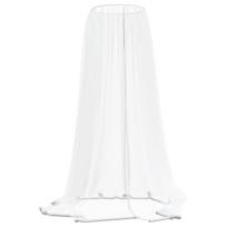 vidaXL Tinklelis nuo uodų skėčiui, baltas, Φ330x250cm, 220 tinklas