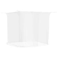vidaXL Tinklelis nuo uodų, baltas, 220x200x210cm, 156 tinklo