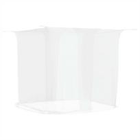 vidaXL Tinklelis nuo uodų, baltas, 220x150x180cm, 156 tinklo