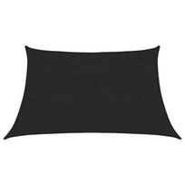 vidaXL Uždanga nuo saulės, juodos spalvos, 3/4x2m, HDPE, 160g/m²