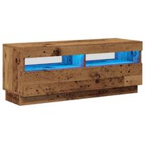 vidaXL Televizoriaus spintelė su LED, medienos, 100x35x40cm, mediena