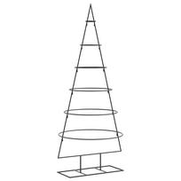 vidaXL Metalinė Kalėdų eglutė, juodos spalvos, 150 cm