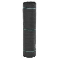 vidaXL Piktžolių membrana, juoda, 0,5x50 m, PP
