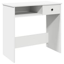 vidaXL Rašomasis stalas, baltos spalvos, 80x40x75cm, MDP