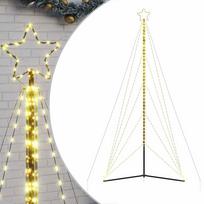 vidaXL LED Kalėdų eglutė 615 LEDs Šiltai balta 404,5 cm
