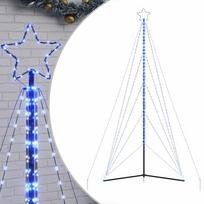 vidaXL LED Kalėdų eglutė 615 LED Mėlyna 404,5 cm