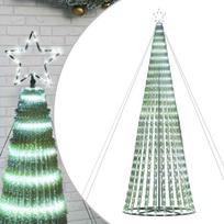 vidaXL LED Kalėdų eglutė 1028 LEDs Šalta Balta 403 cm