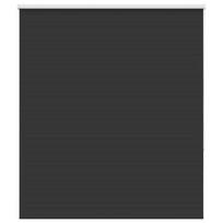 vidaXL roletas juodas 130x130 cm audinio plotis 126,6 cm poliesteris