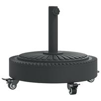 vidaXL Skėčio nuo saulės pagrindas su ratukais 38/48mm stulpams, 27kg