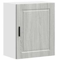 vidaXL Sieninė virtuvės spinta "Porto" Pilka Sonoma Engineered Wood