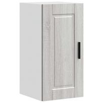 vidaXL Sieninė virtuvės spinta "Porto" Pilka Sonoma Engineered Wood