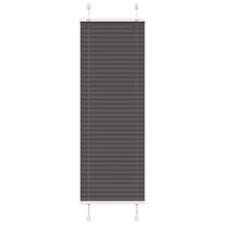 vidaXL Plisuota žaliuze juoda 45x150 cm audinio plotis 44,4 cm