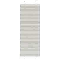 vidaXL klostuota žaliuze šviesiai pilka 75x200 cm audinio plotis