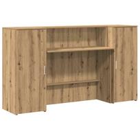 vidaXL Registratūra, artisano, 180x50x103,5 cm, apdirbta mediena