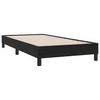 vidaXL Lovos rėmas be čiužinio Juodas 90x210 cm aksomas