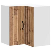vidaXL virtuvės sieninė kampinė spintelė "Lucca" Old Wood