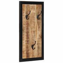 vidaXL paltų kabykla 40x2x80 cm Tvirtas neapdorotos medienos mangas