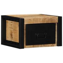 vidaXL Spintelė prie lovos 40x35x25 cm Tvirtas neapdorotas medis Mango