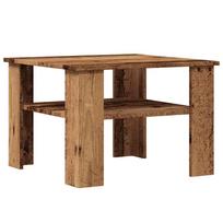 vidaXL kavos staliukas Old Wood 60x60x42 cm Engineered Wood