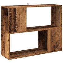 vidaXL knygų spinta/kambario pertvara Old Wood 80x24x63 cm