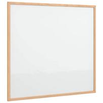 vidaXL Magnetinė balta lenta su pušies masyvo rėmu, 60x55 cm