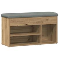 vidaXL batų suolas Artisan ąžuolas 82x32x45,5 cm dirbtinė mediena