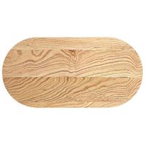 vidaXL stalviršis 80x40x2 cm ąžuolo masyvo ovalus
