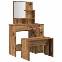 vidaXL tualetinio staliuko komplektas Old Wood Engineered Wood