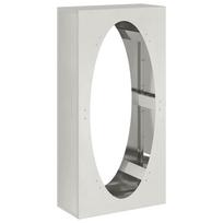 vidaXL Stovas malkoms, 50x23x100 cm, nerūdijantis plienas