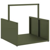 vidaXL Stovas malkoms, 40x40x40 cm, šaltai valcuotas plienas