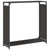 vidaXL Malkinė lentyna, juodos, 90x28x90 cm, šaltai valcuotas plienas