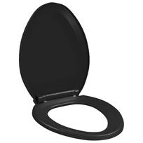 vidaXL Klozeto sėdynė su Soft-close mechanizmu, juoda