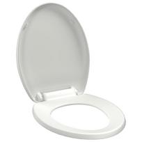 vidaXL Klozeto sėdynė su Soft-close mech., balt. sp., leng. nuim. diz.
