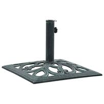 vidaXL Skėčio pagrindas, žalios spalvos, 12kg, 49cm, ketus