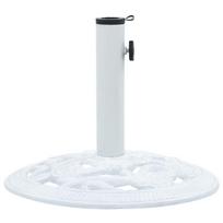 vidaXL Lauko skėčio pagrindas, baltos spalvos, 9kg, 40cm, ketus