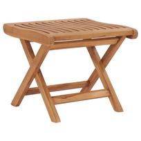 vidaXL Sulankstoma pakoja, 46,5x49x41,5cm, tikmedžio medienos masyvas