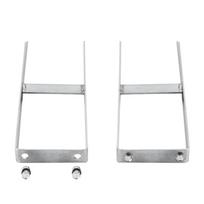 vidaXL Tvoros smaigai, 2vnt., plienas, WPC tvoroms, 40cm
