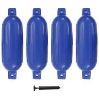 vidaXL Valties bortų apsaugos, 4vnt., mėlynos, 58,5x16,5cm, PVC