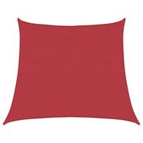 vidaXL Uždanga nuo saulės, raudonos spalvos, 4/5x4m, HDPE, 160g/m²