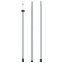 vidaXL Teleskopinis brezento strypas, 102-260cm ilgio, aliuminis