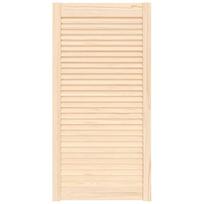vidaXL Spintelės durelės, 99,3x49,4cm, pušis, žaliuzių dizaino