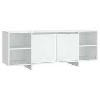 vidaXL Televizoriaus spintelė, baltos spalvos, 130x35x50cm, MDP