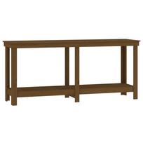 vidaXL Darbastalis, medaus rudas, 180x50x80cm, pušies medienos masyvas