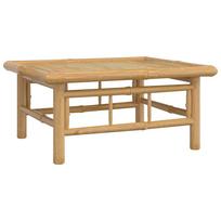 vidaXL Sodo stalas, 65x55x30cm, bambukas