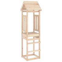vidaXL Žaidimų bokštas, 52,5x46,5x206,5cm, pušies medienos masyvas