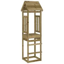 vidaXL Žaidimų bokštas, 52,5x46,5x206,5cm, impregnuota pušies mediena