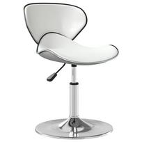 vidaXL Valgomojo kėdė, baltos spalvos, dirbtinė oda (335109)