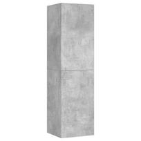 vidaXL Televizoriaus spintelė, betono, 30,5x30x110cm, apdirbta mediena